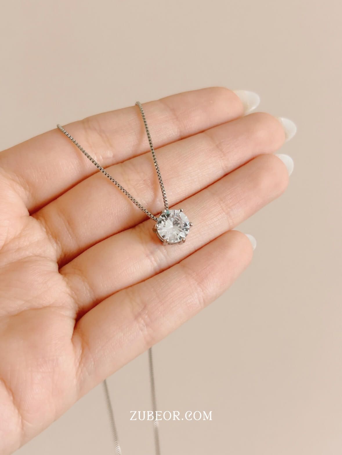 Cadena cristal blanco 2