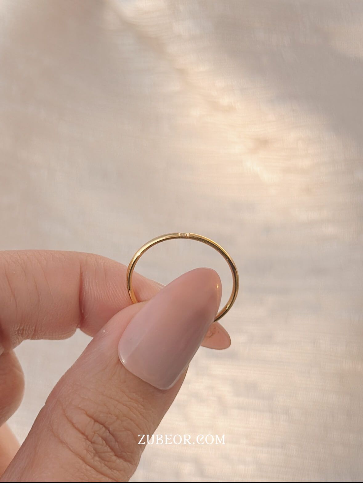 Anillo minimalista cristales 9