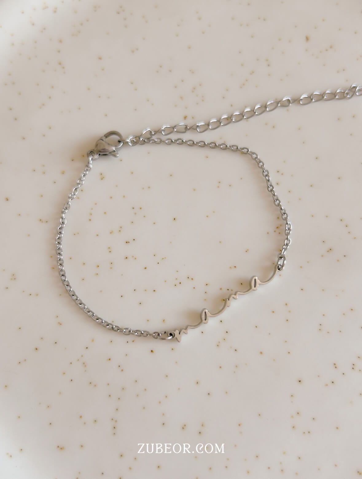 Pulsera mamá cursiva 5