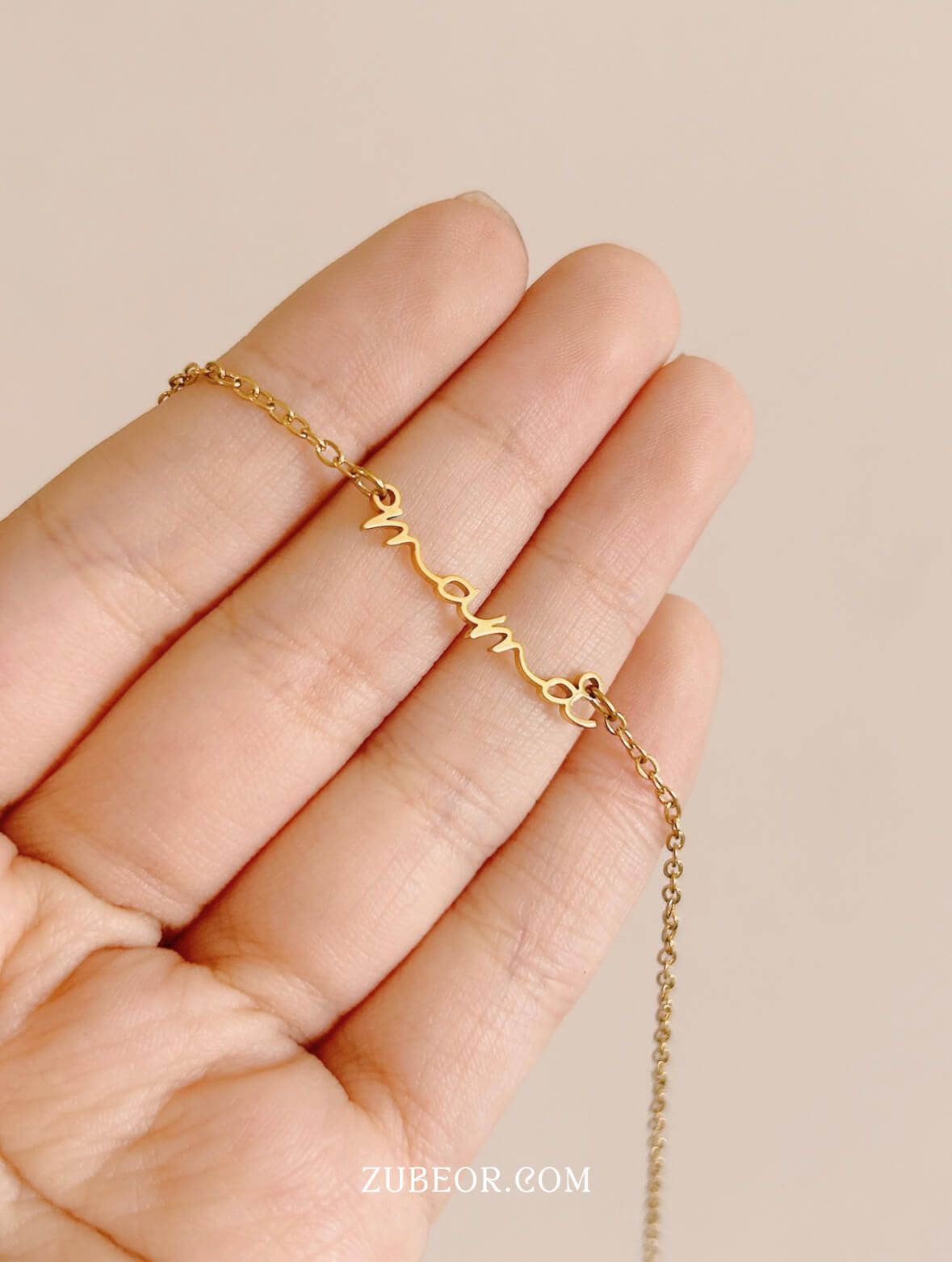 Cadena mamá en cursiva 3