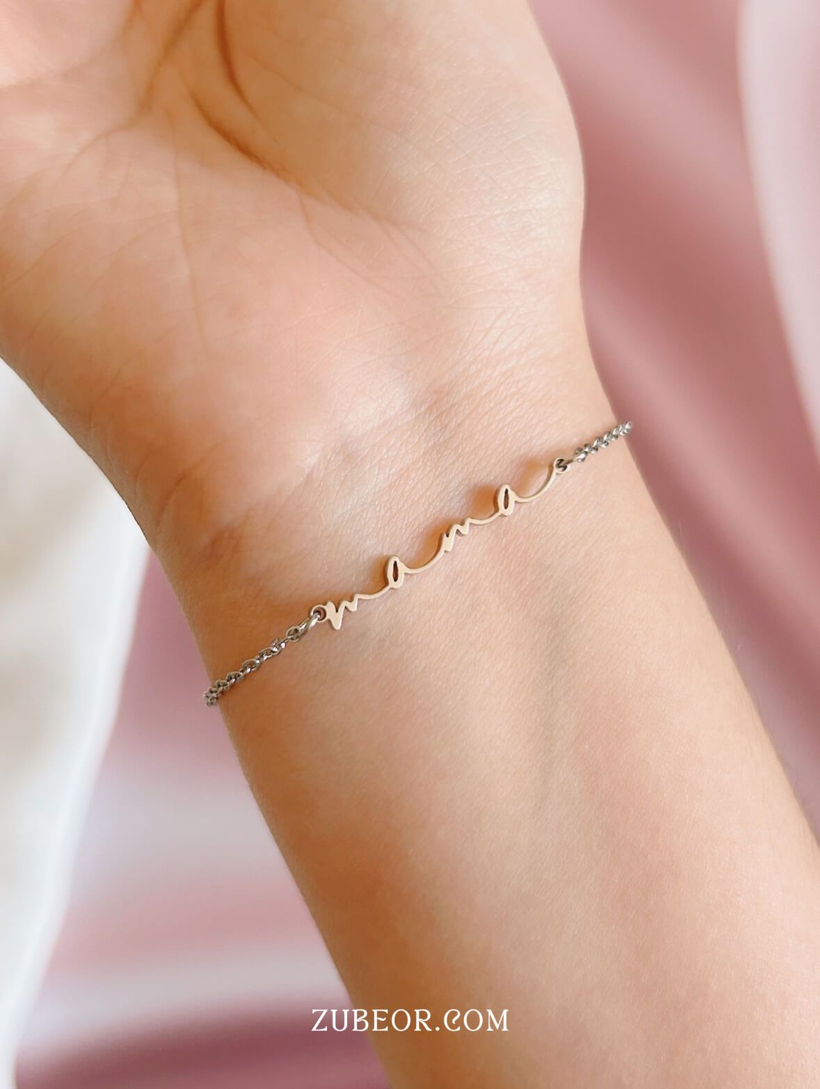 Pulsera mamá cursiva 3