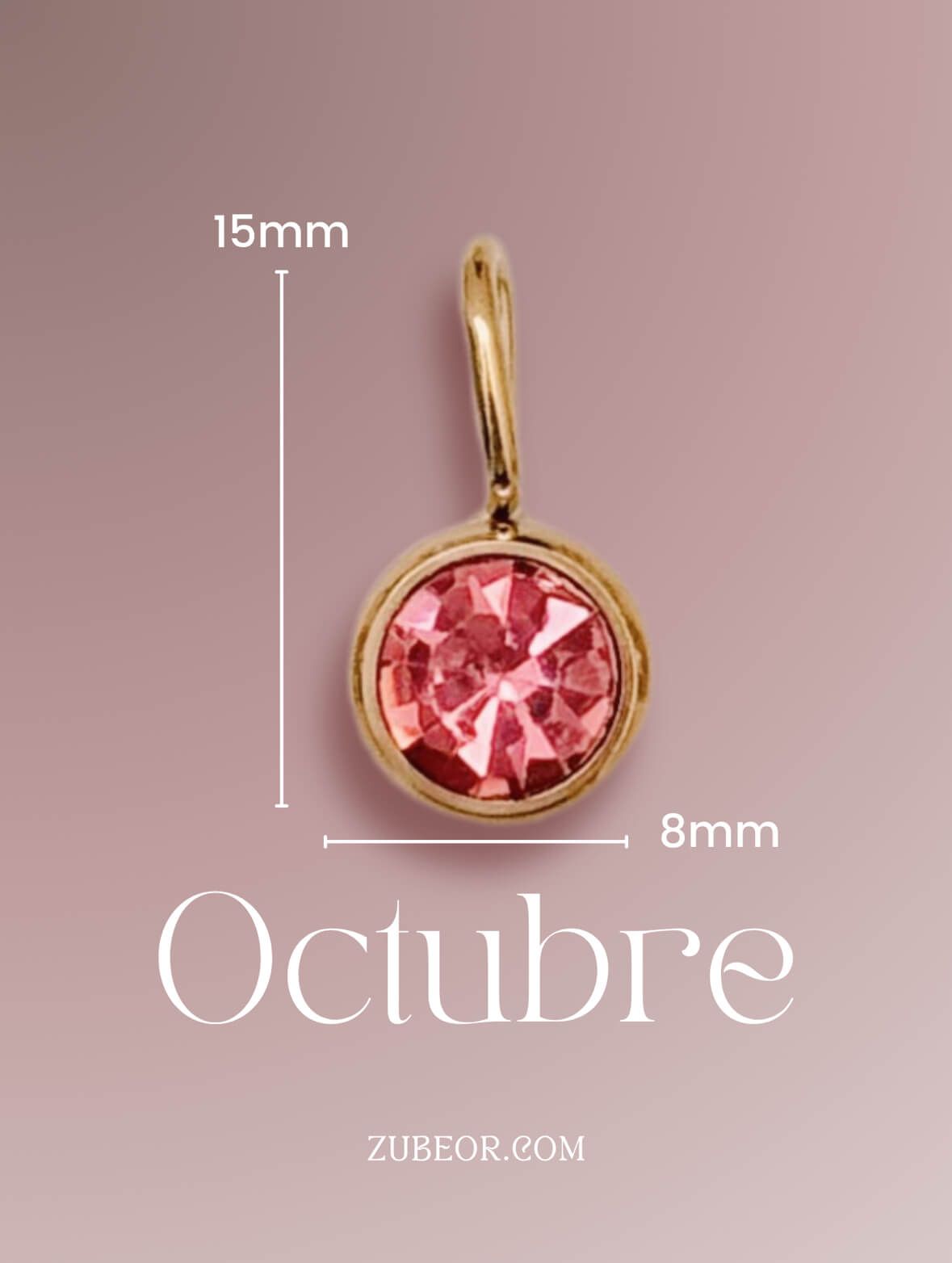 Dijes cristal de mes grande 16