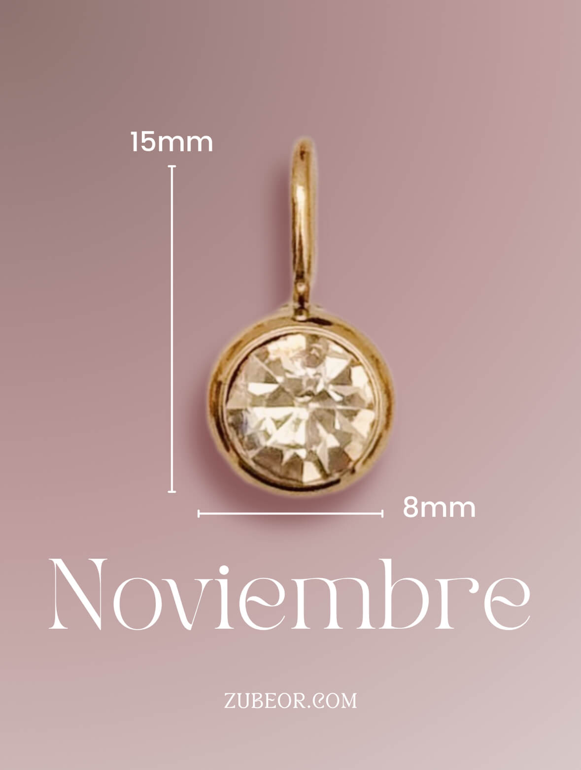 Dijes cristal de mes grande 14