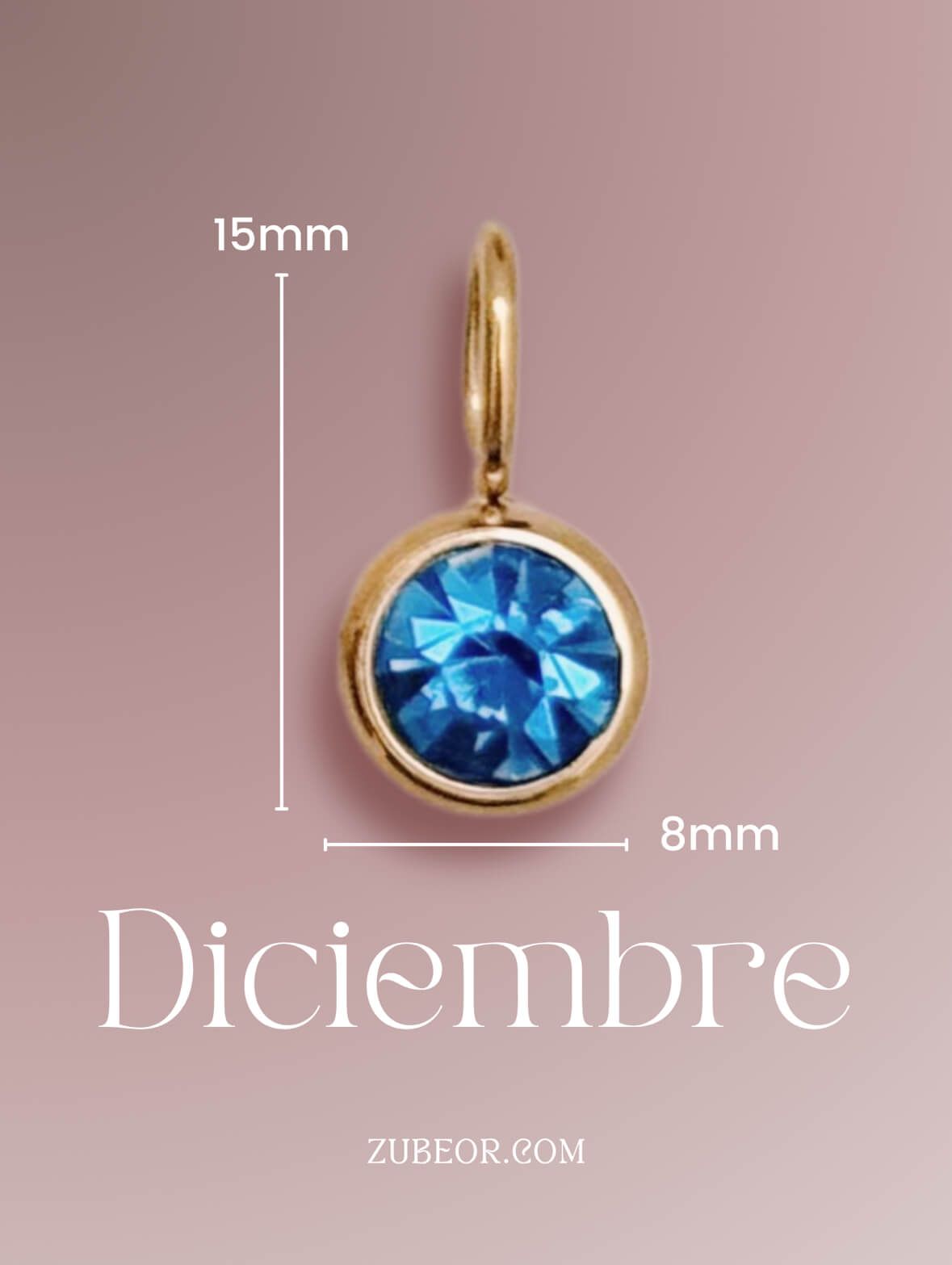 Dijes cristal de mes grande 12