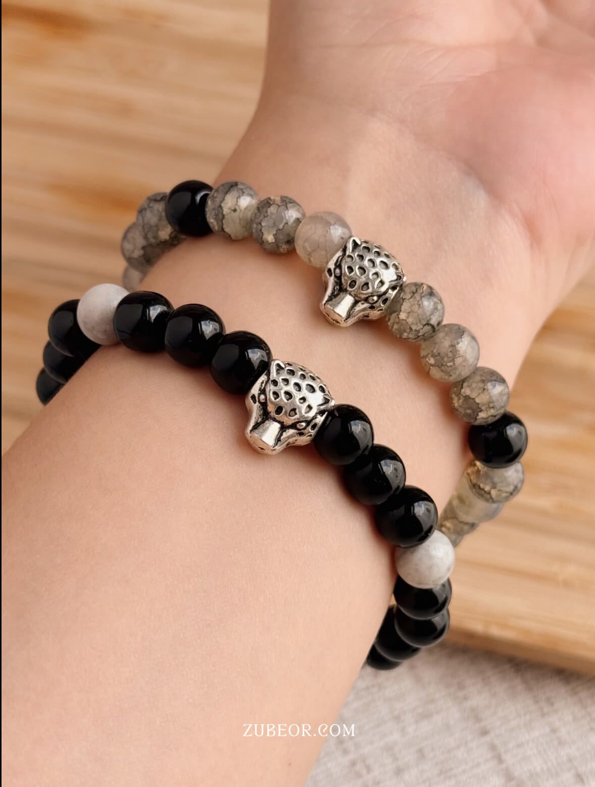 Pulsera de piedras jaguar