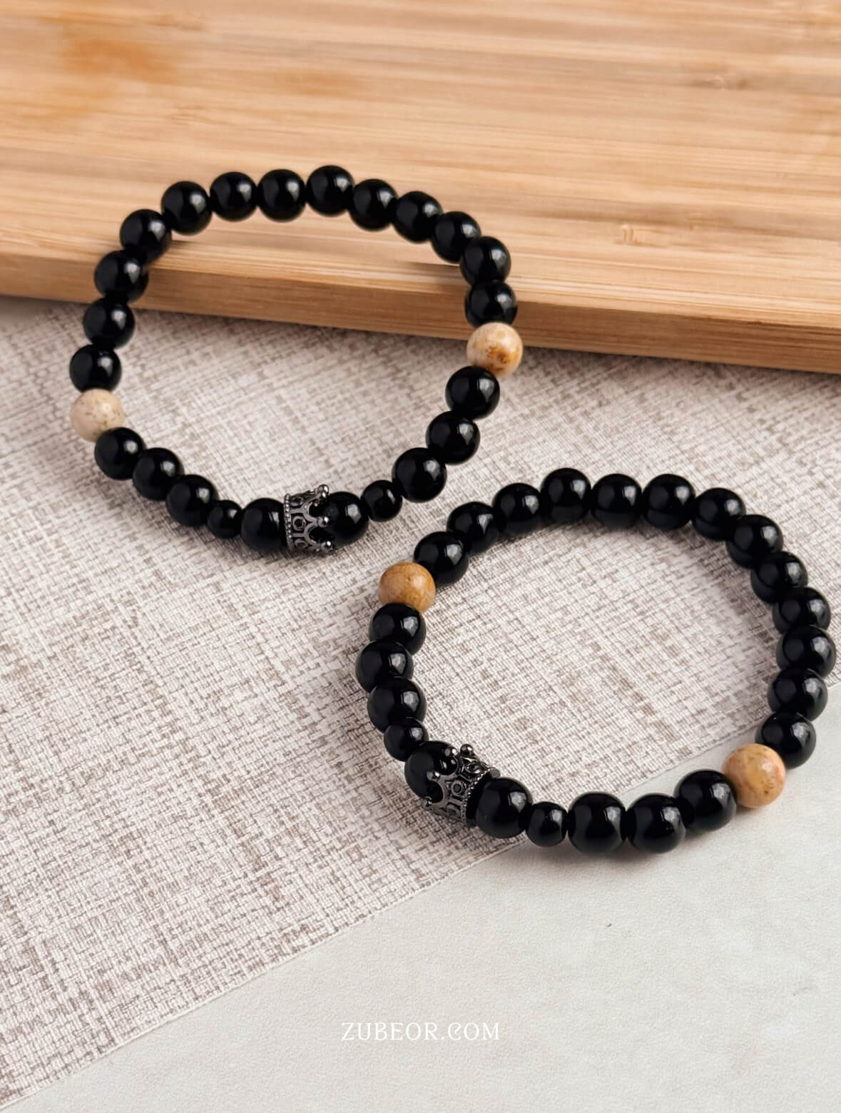 Pulsera negra Rey