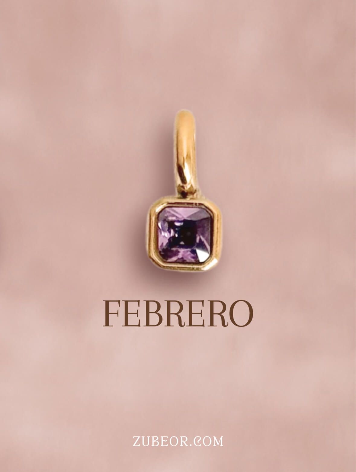 Dije cristal de mes cuadrado 6