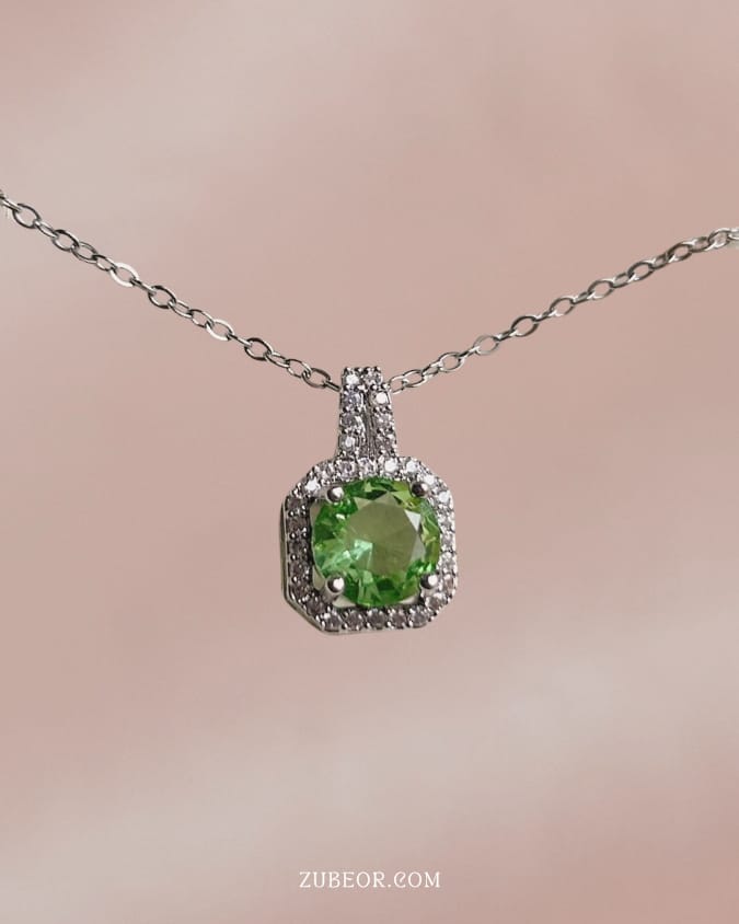 Cadena cristal cuadrado 3