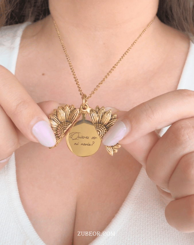 Cadena girasol personalizada (solo pago previo) 3