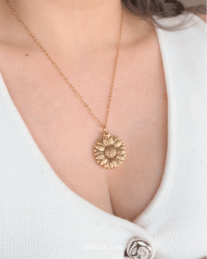 Cadena girasol personalizada (solo pago previo) 2