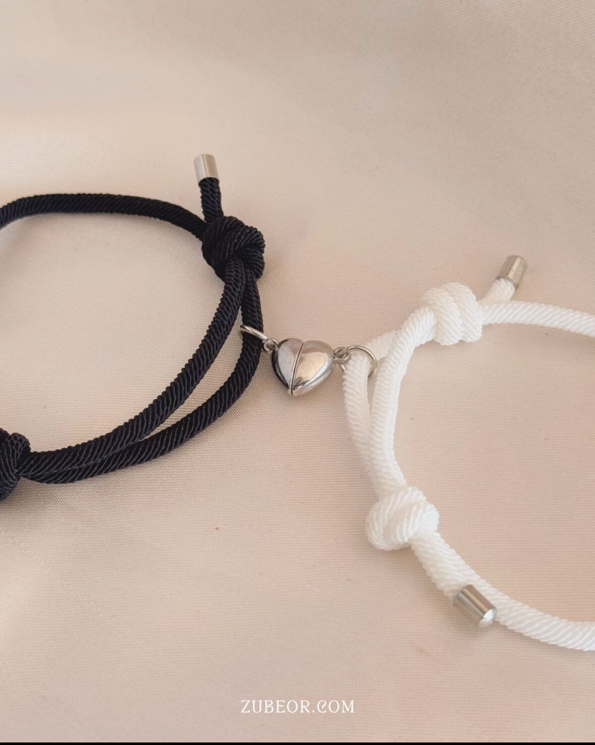 Set de pulseras magnéticas de tela 2
