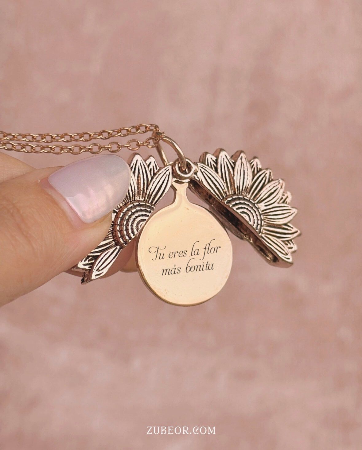 Cadena girasol personalizada (solo pago previo) 8