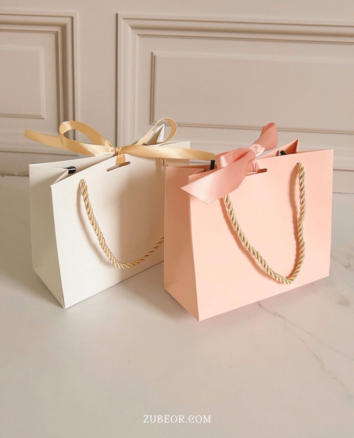 Empaque tipo bolsa con moño 4