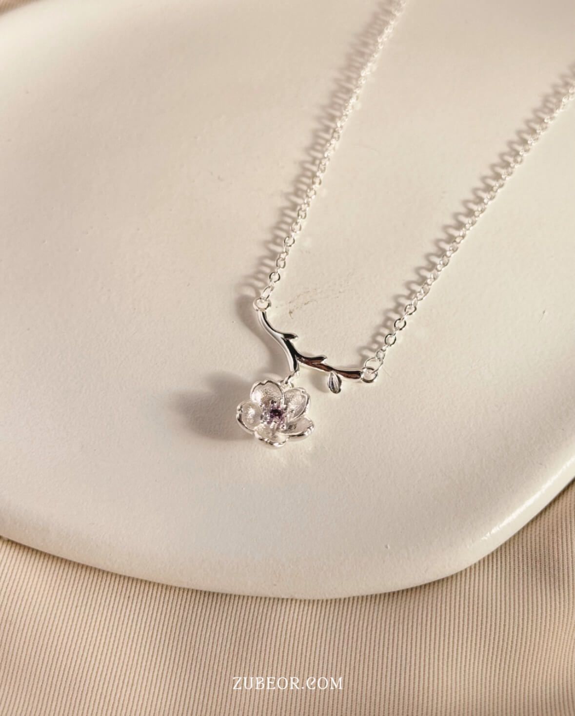 Cadena sakura morado 2