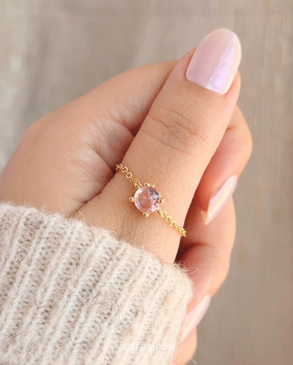 Anillo circular ajustable