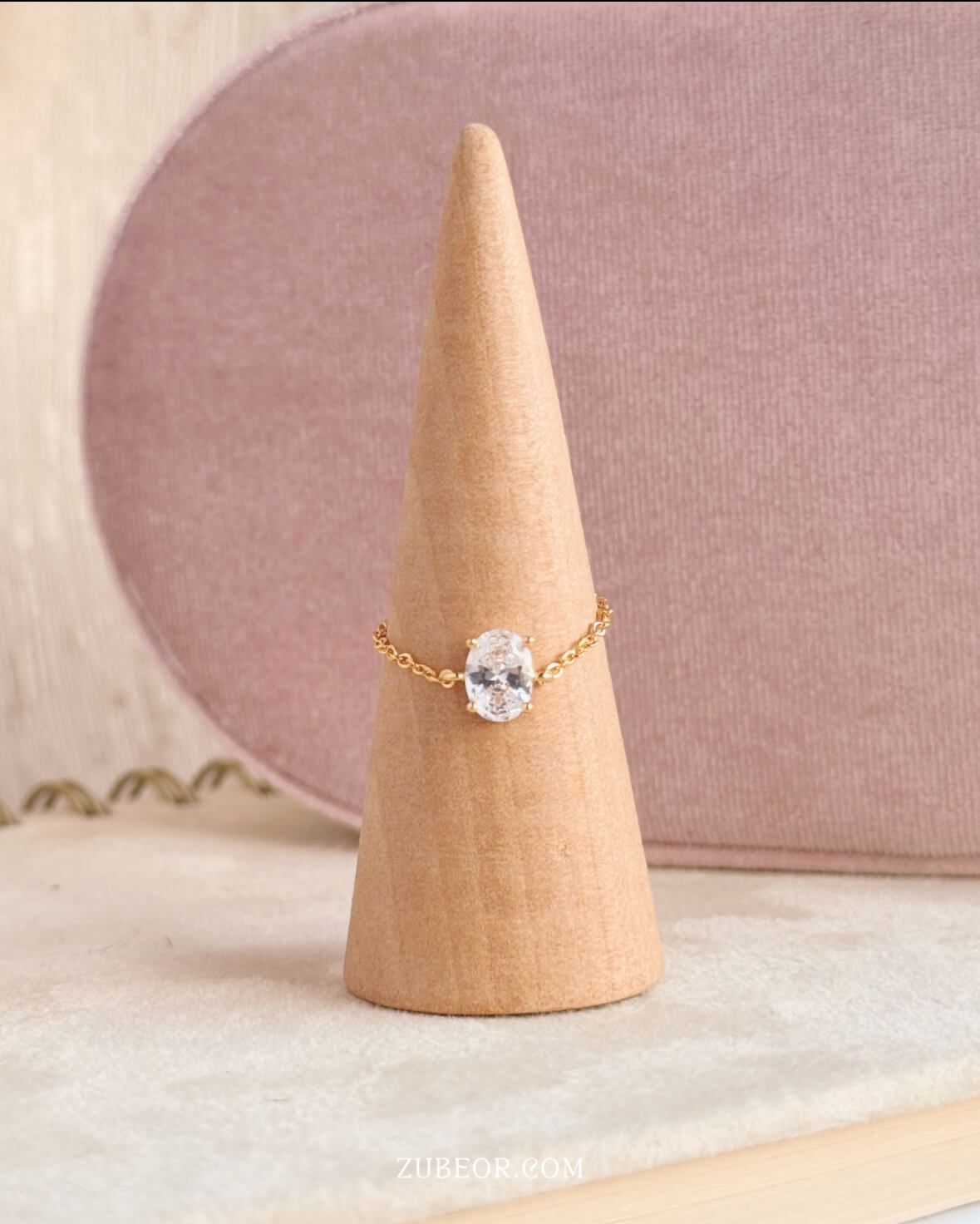 Anillo ovalo ajustable 2