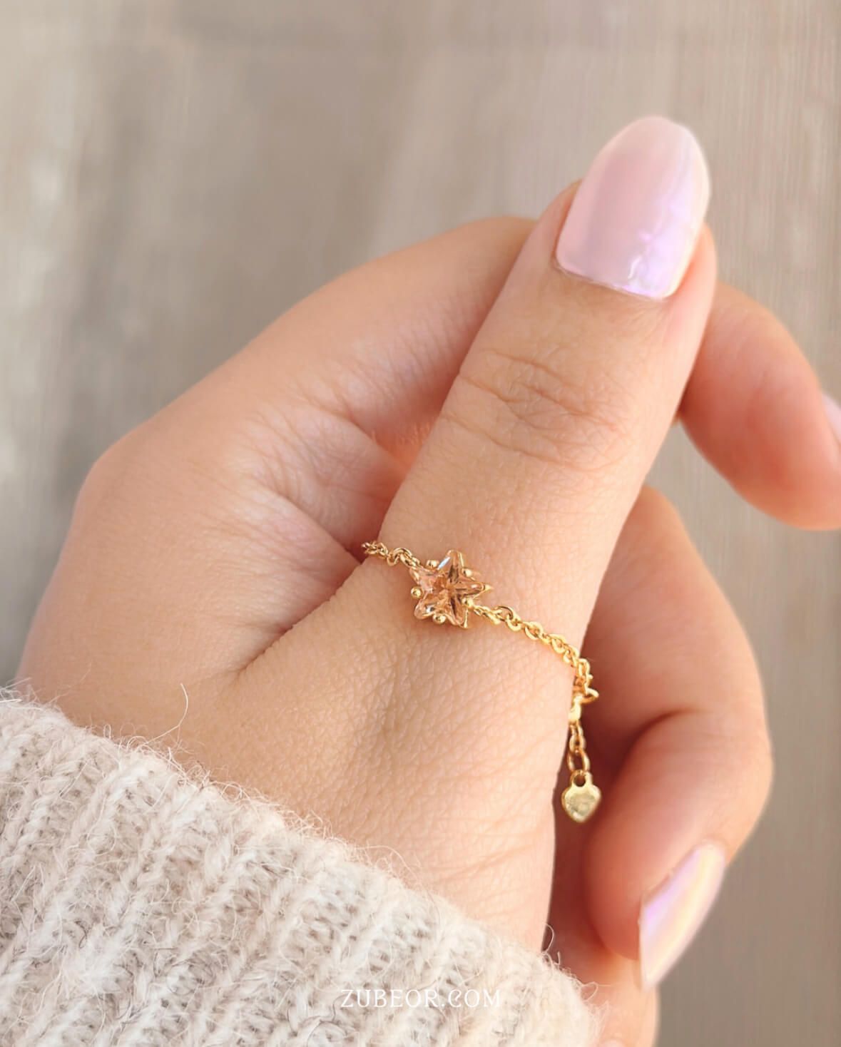 Anillo estrella ajustable 2