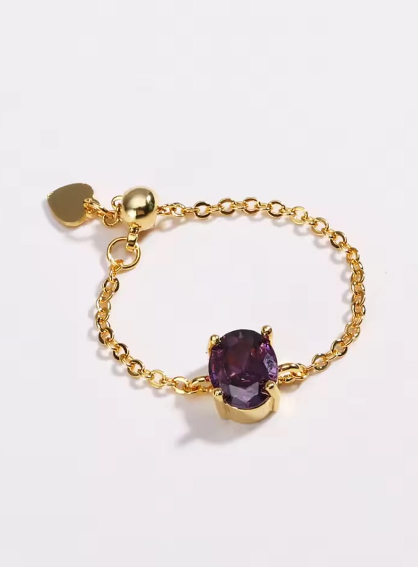Anillo ovalo ajustable 10