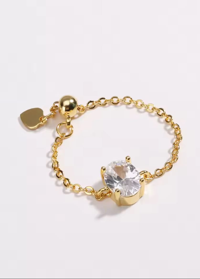 Anillo ovalo ajustable 11