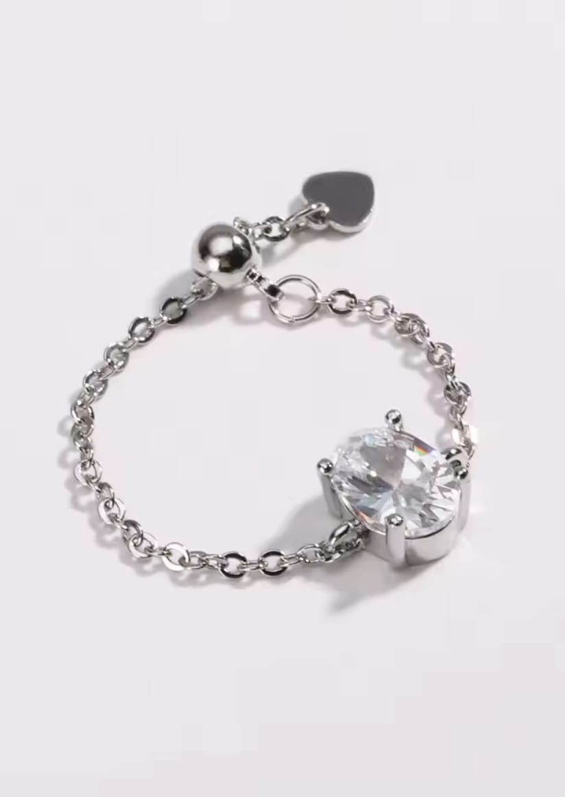 Anillo ovalo ajustable 13