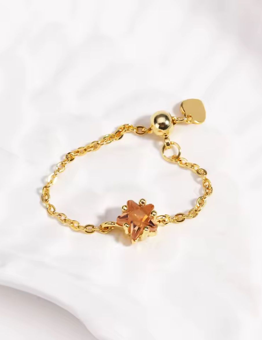 Anillo estrella ajustable 5