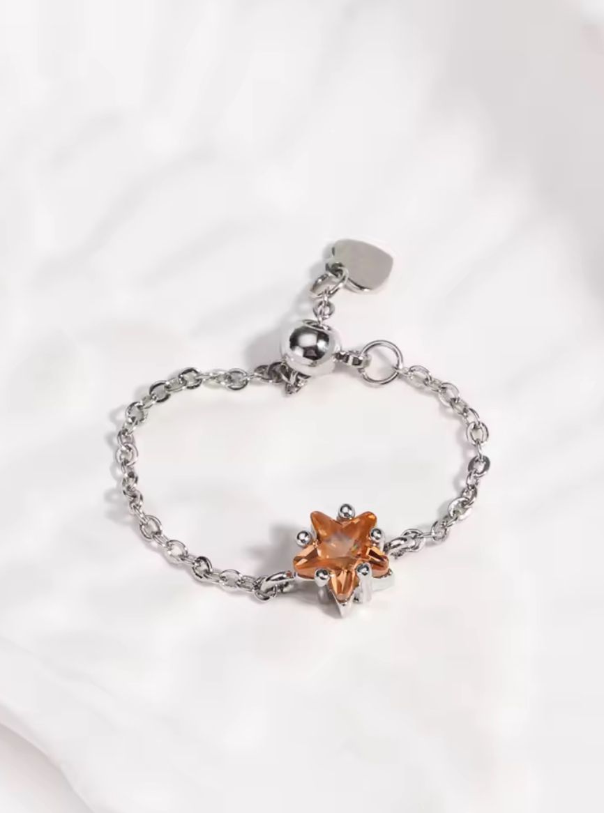 Anillo estrella ajustable 6