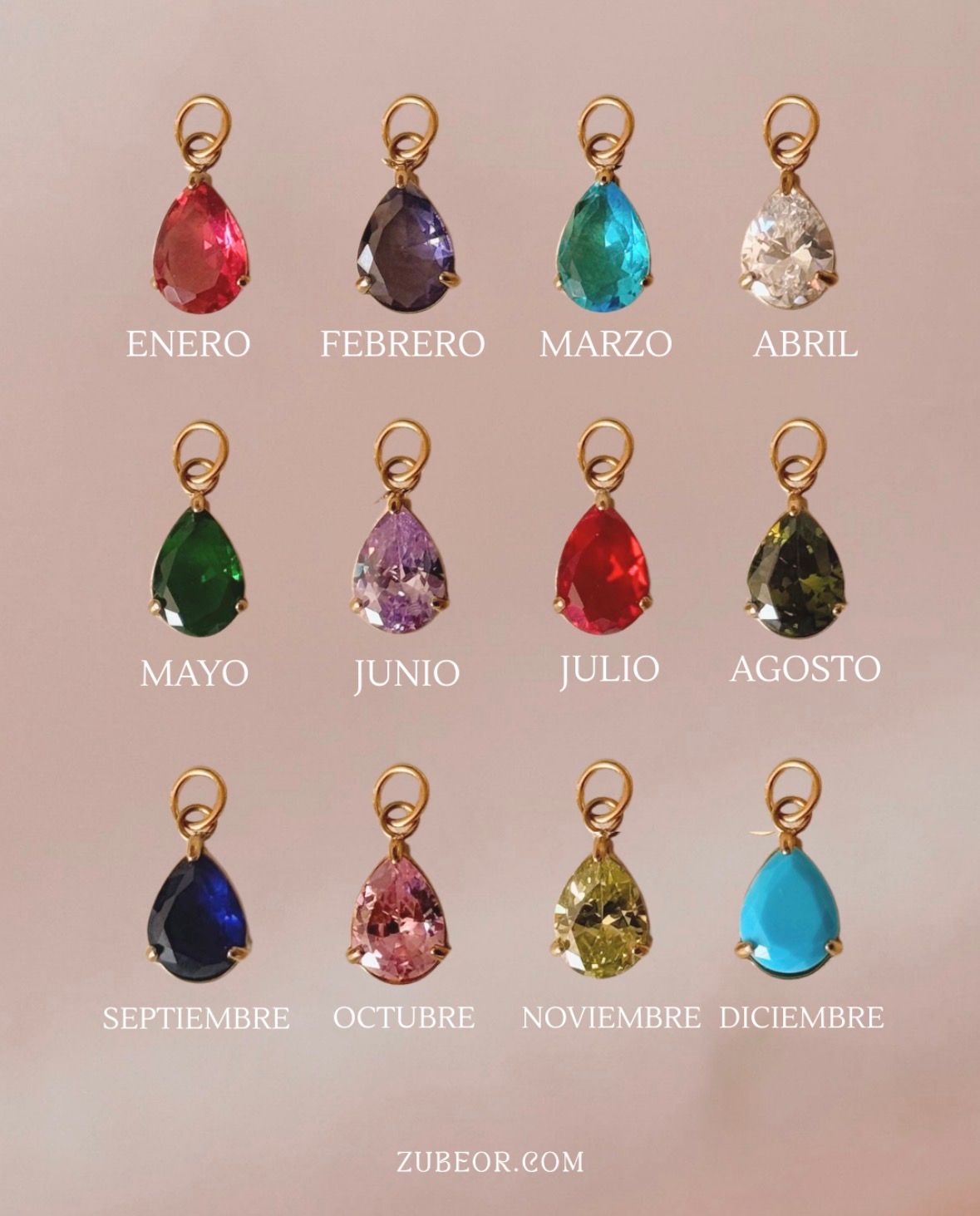 Dije cristal de mes gota 3