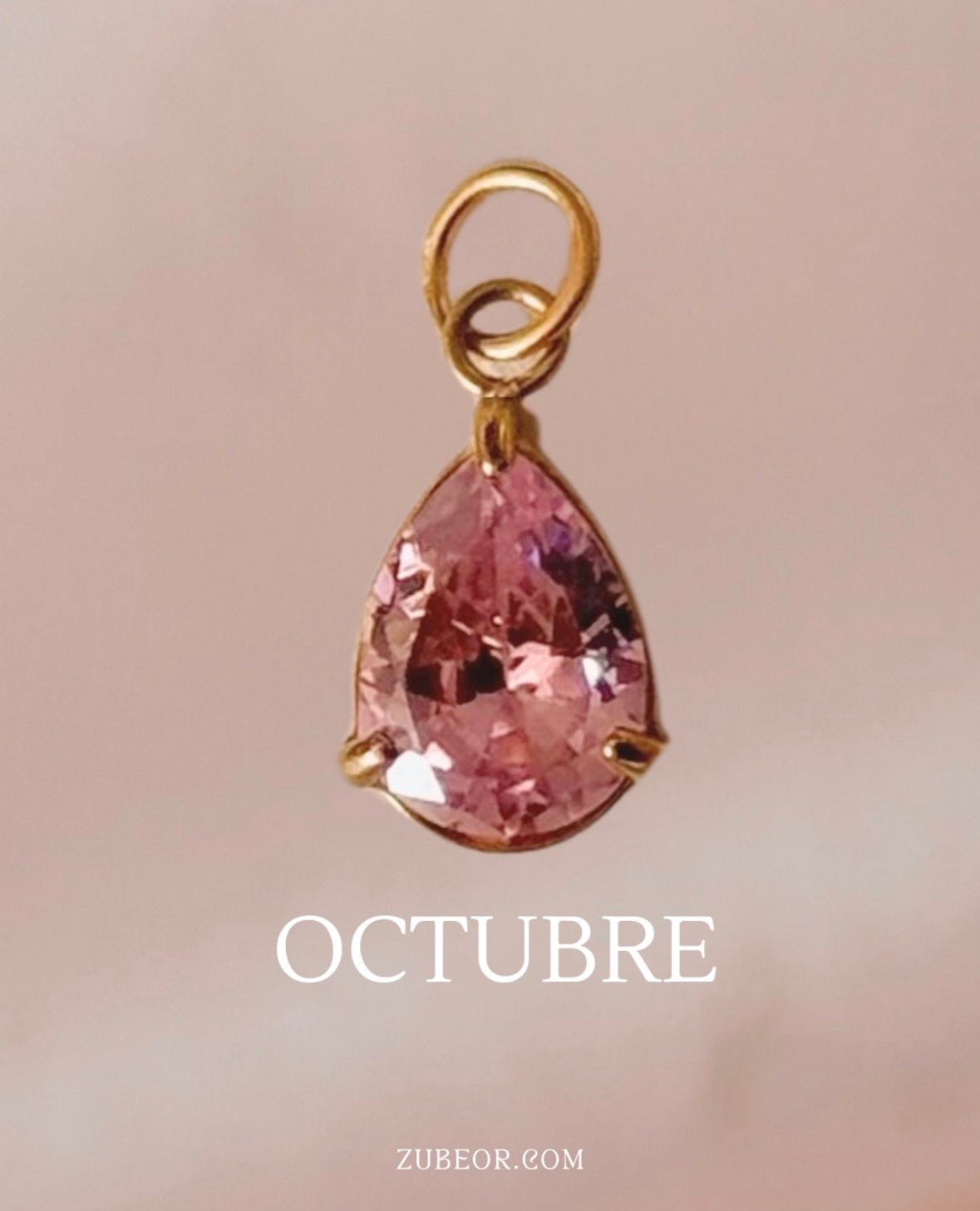 Dije cristal de mes gota 13
