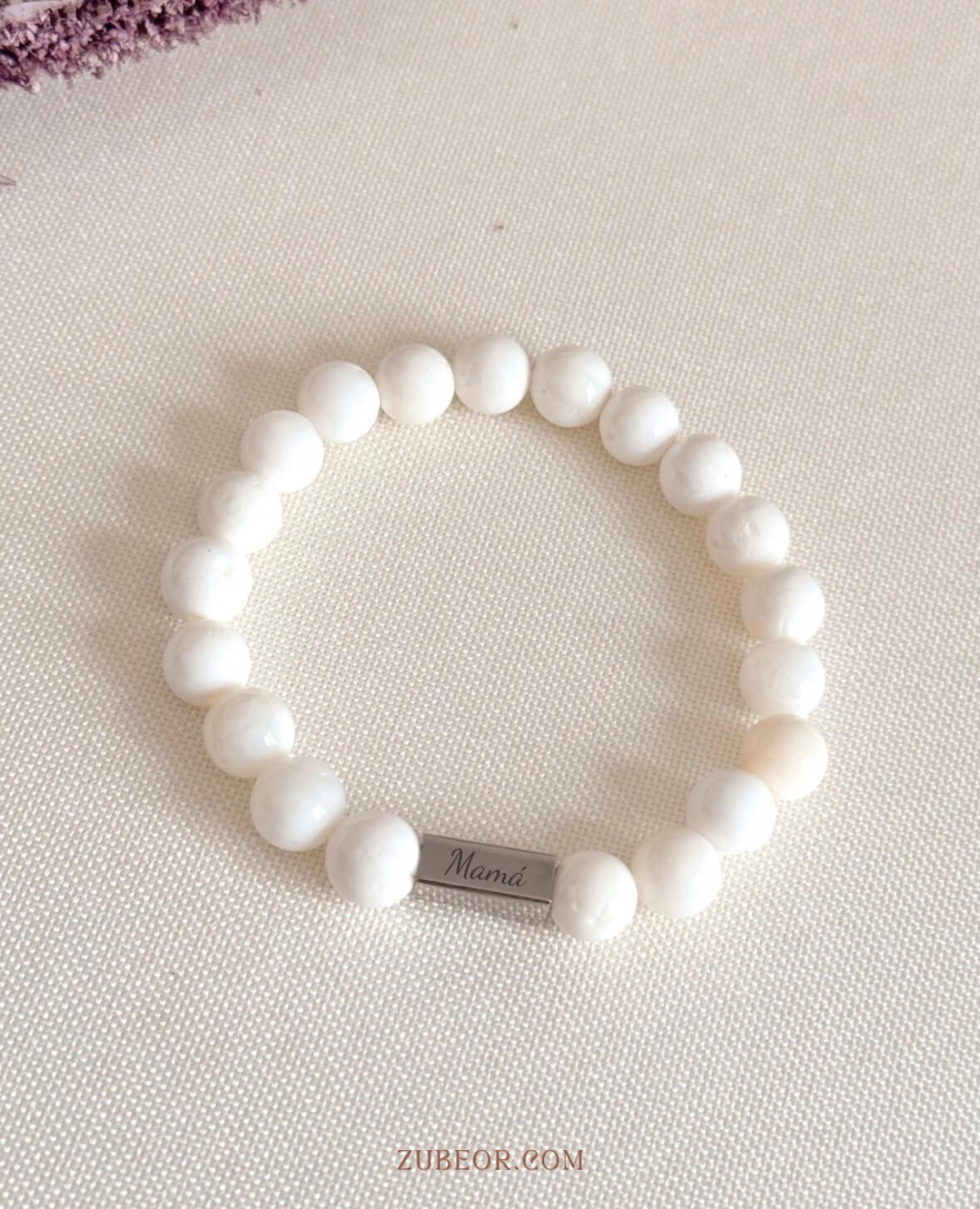 Pulsera piedra jaspeada grabada (solo pago previo) 7