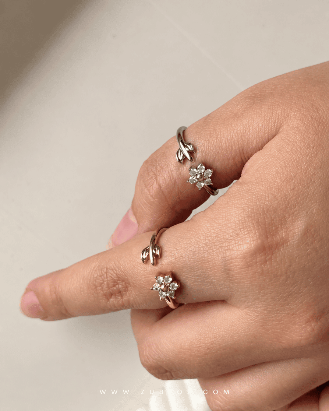 Anillo flor Nomeolvides 4