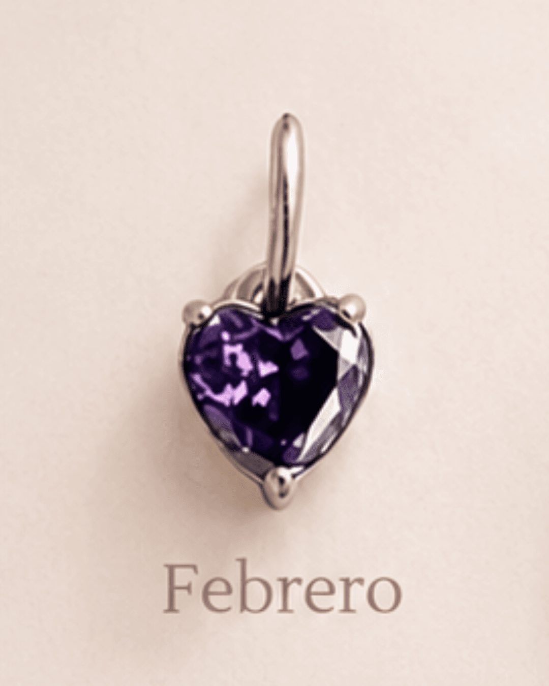 Dije corazón cristal de nacimiento 13
