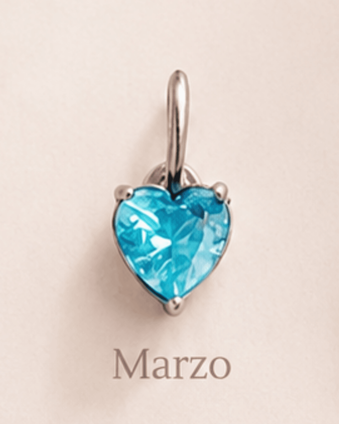 Dije corazón cristal de nacimiento 15