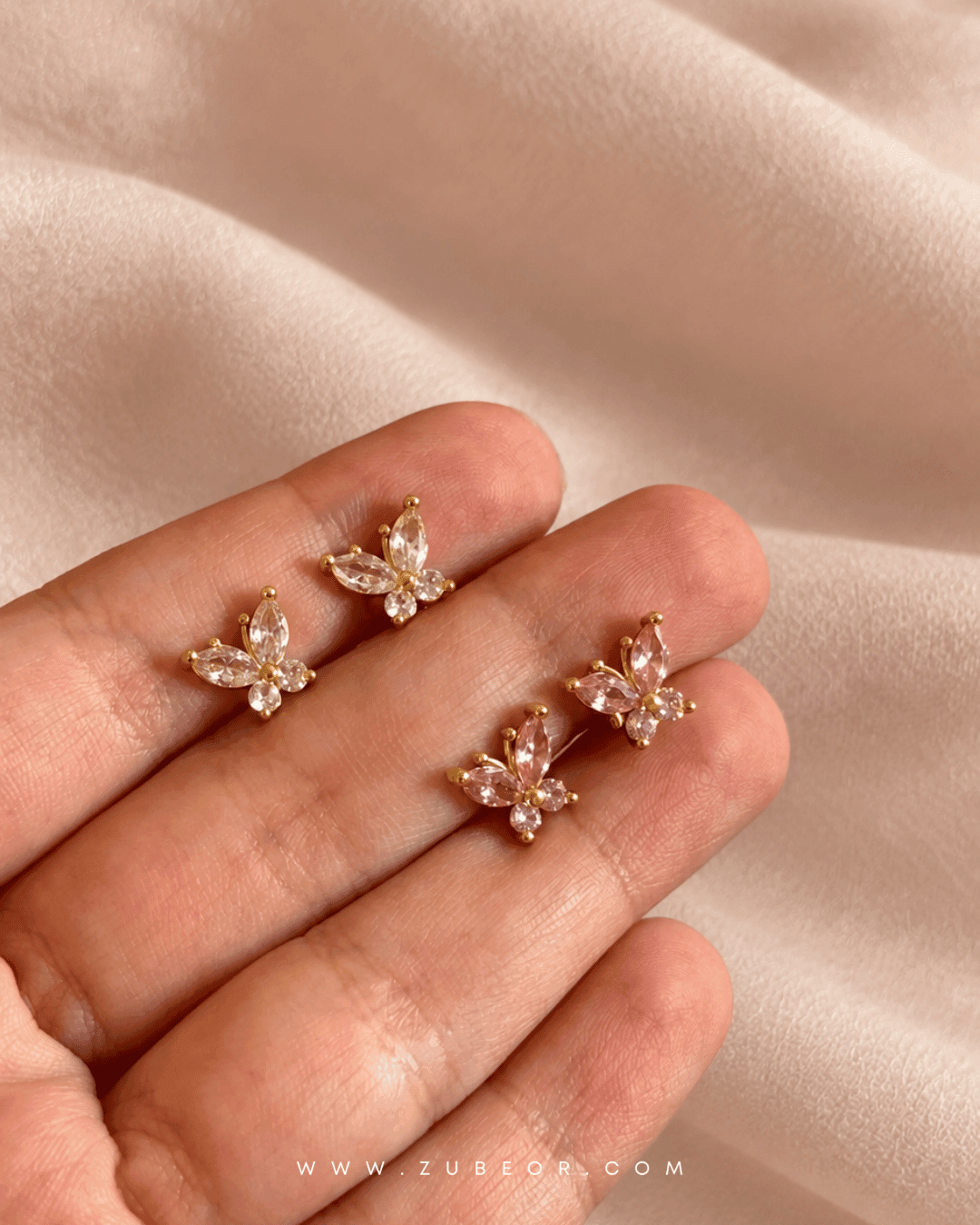 Aretes flor nomeolvides 2