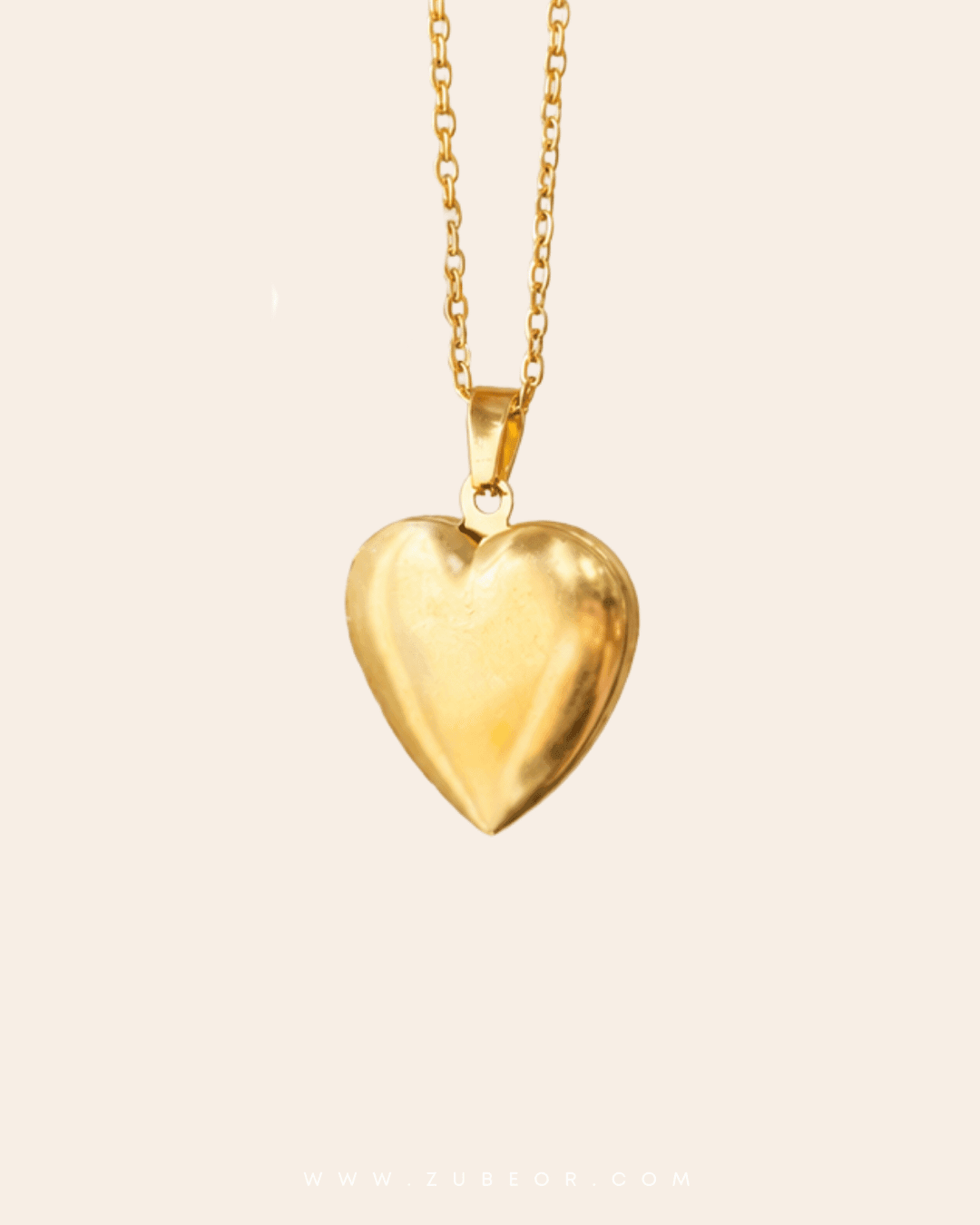 Relicario corazón liso mediano 6