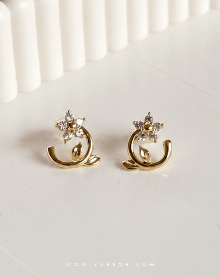 Aretes flor nomeolvides 5