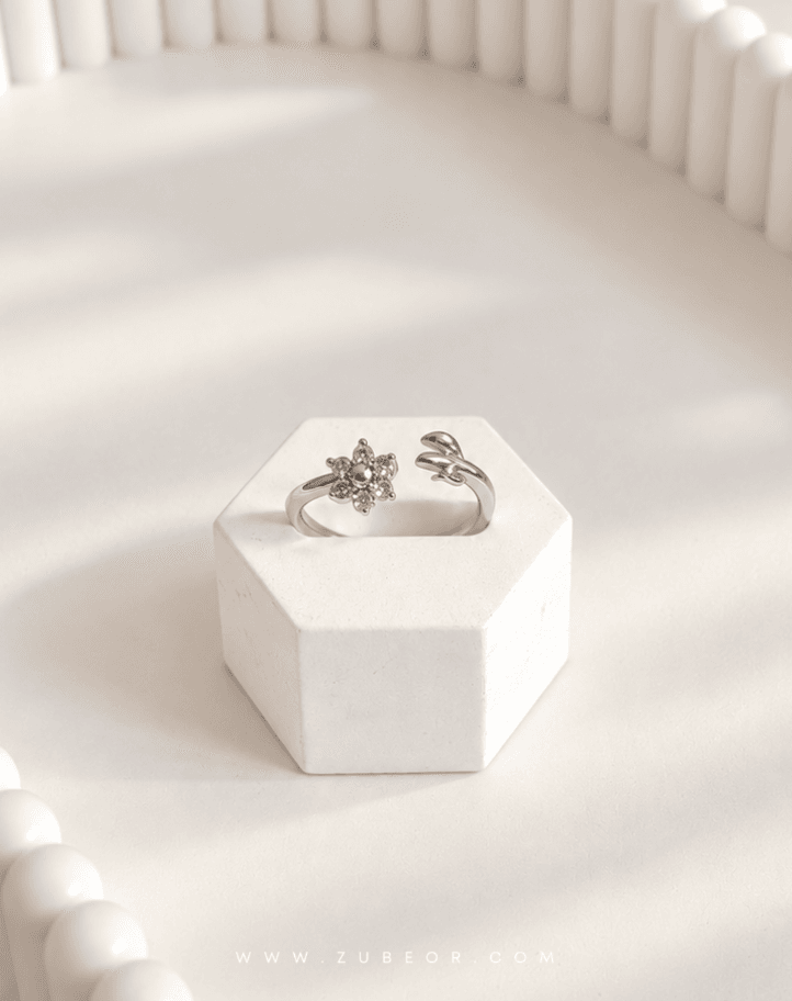 Anillo flor Nomeolvides 6