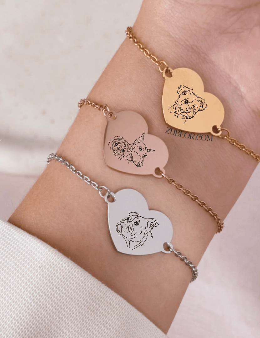 Pulsera corazón grabada (solo pago previo) 2