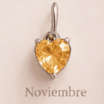Dije corazón cristal de nacimiento 5