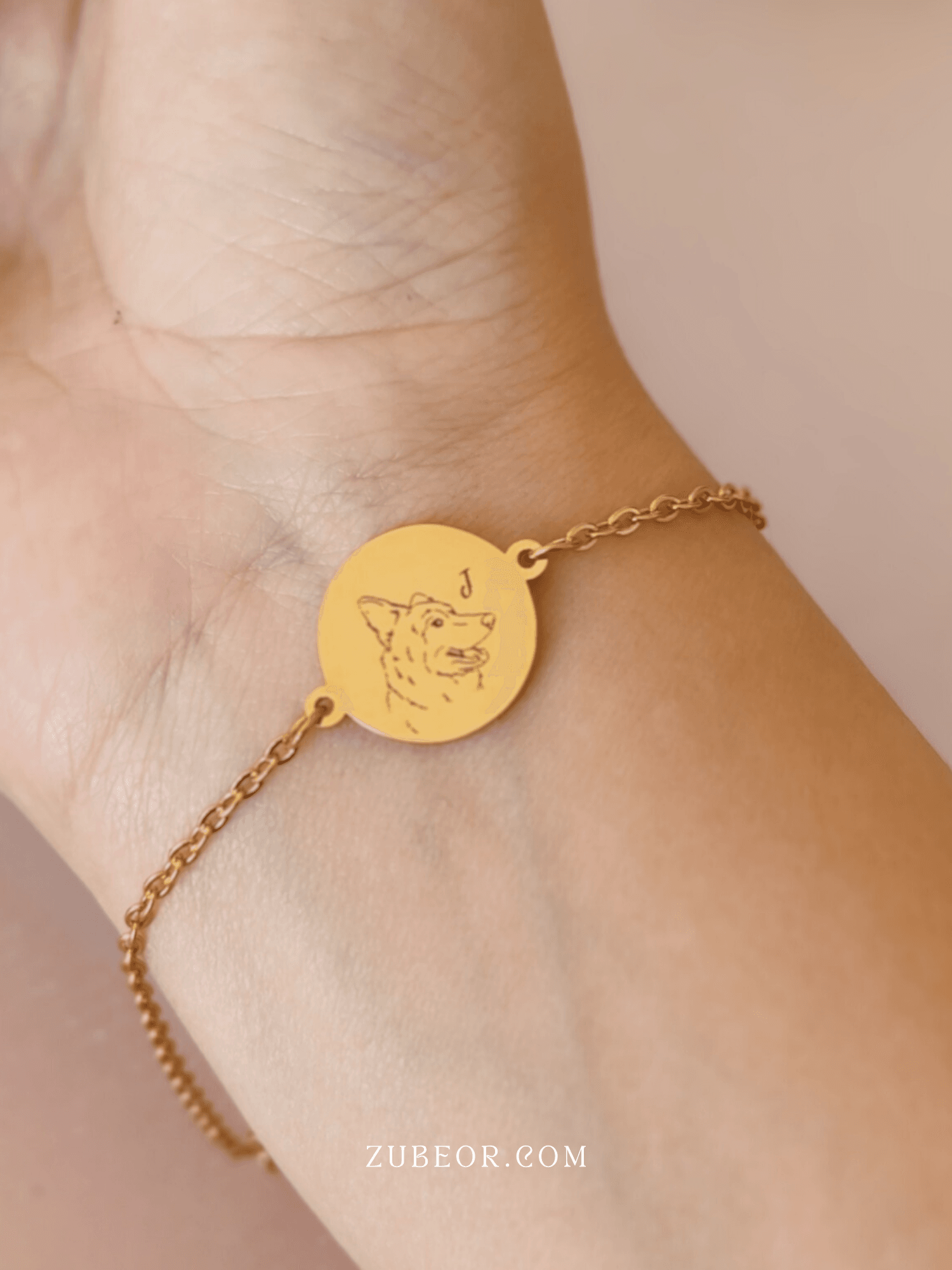 Pulsera grabada dije circular (solo con pago previo) 4