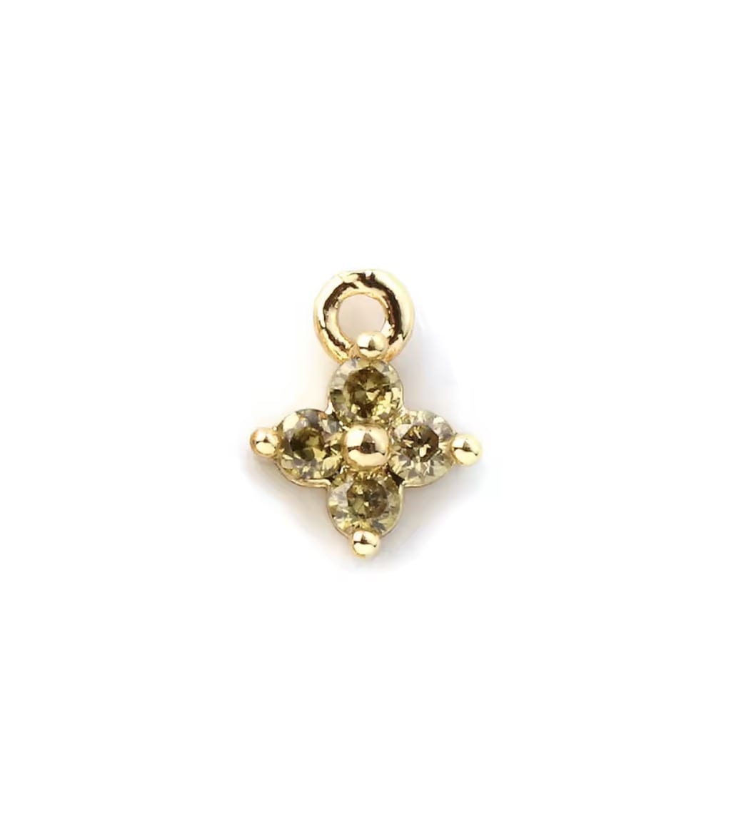 Dijes cristal flor 3