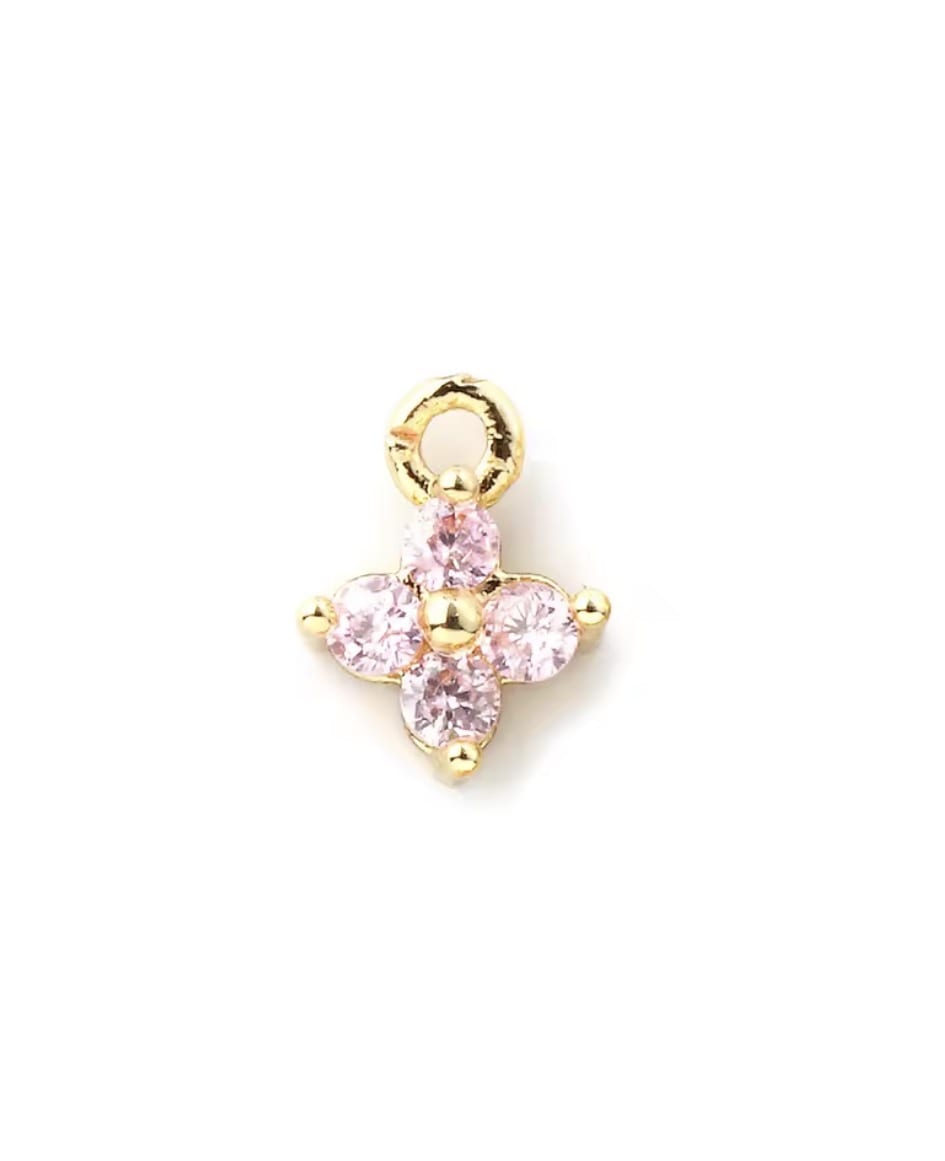 Dijes cristal flor 4