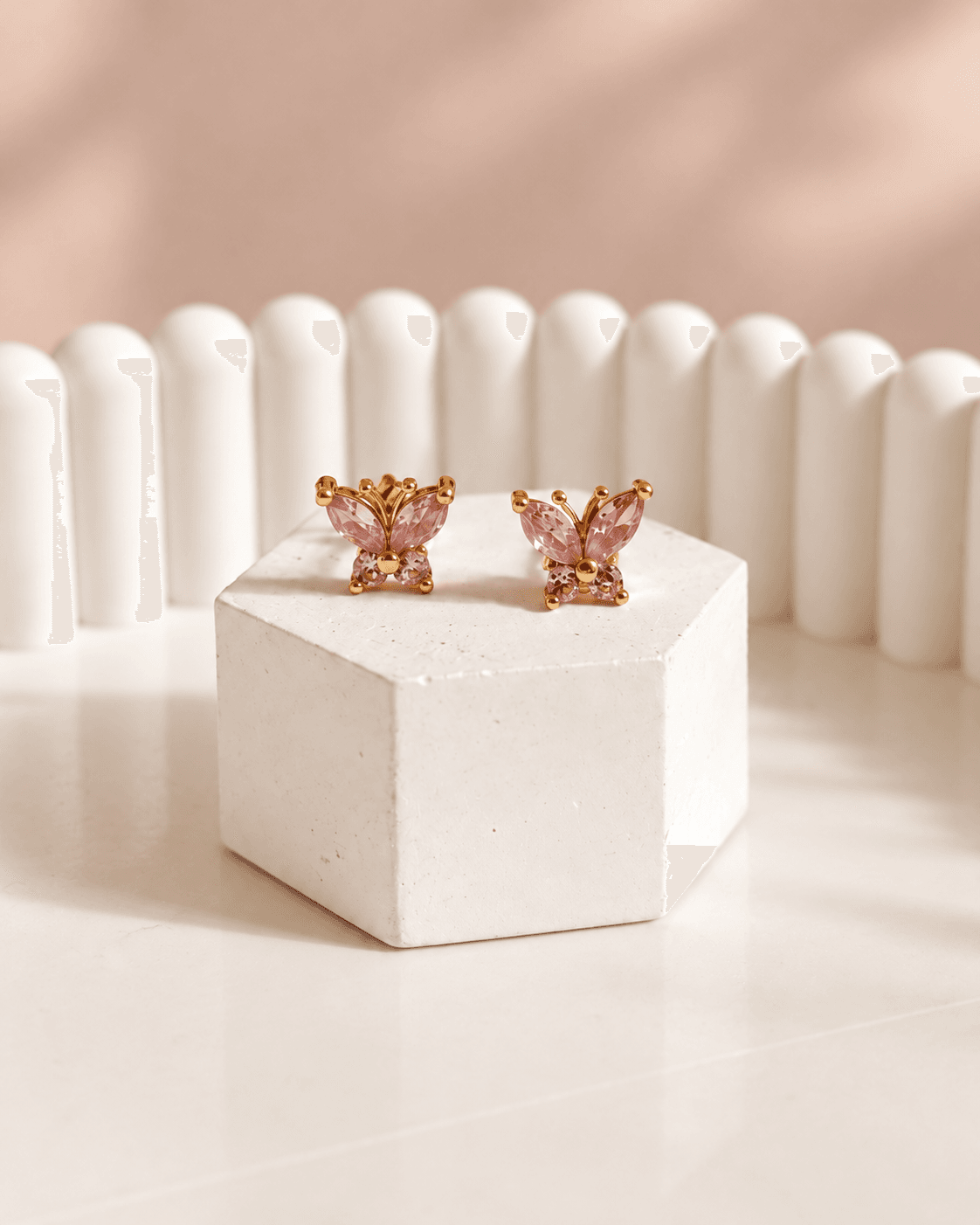 Aretes mariposa 6