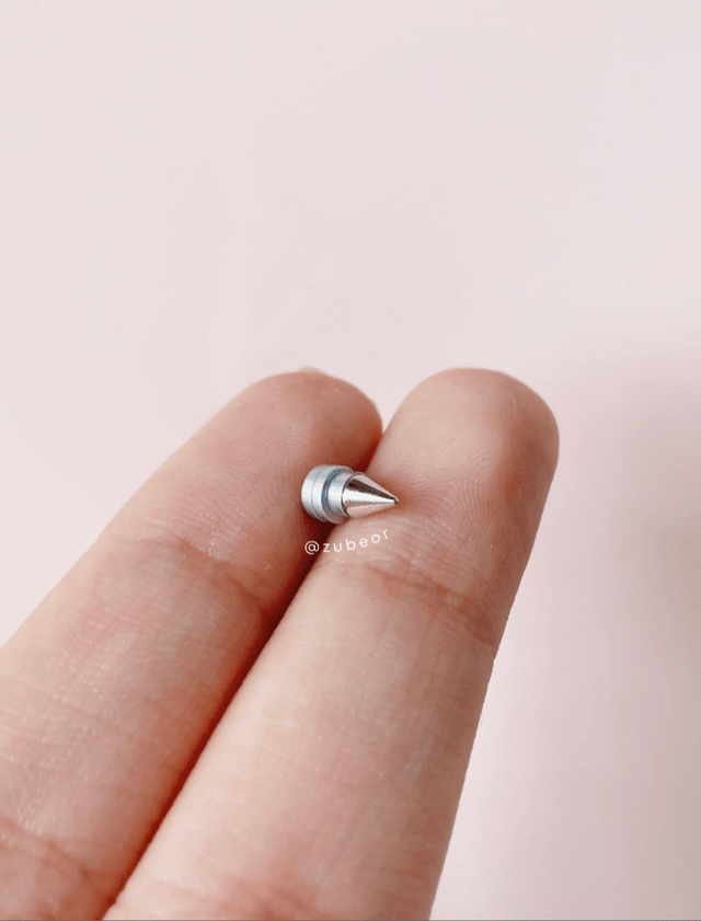 Piercing iman acero inoxidable