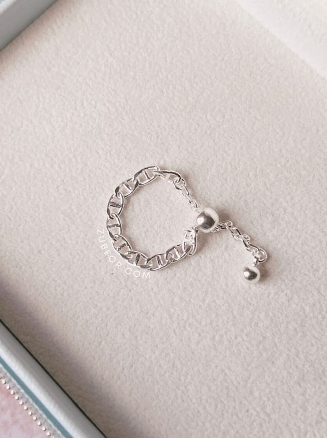Anillo ajustable eslabones