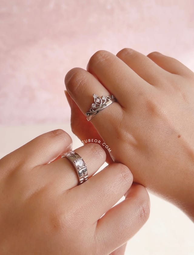 Set de anillos Corona