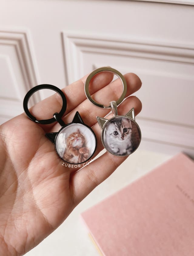 Llavero gato (se personaliza solo con pago previo)