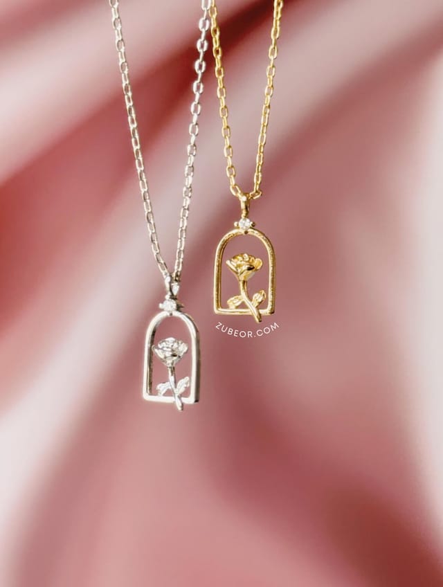 Cadena mini rosa