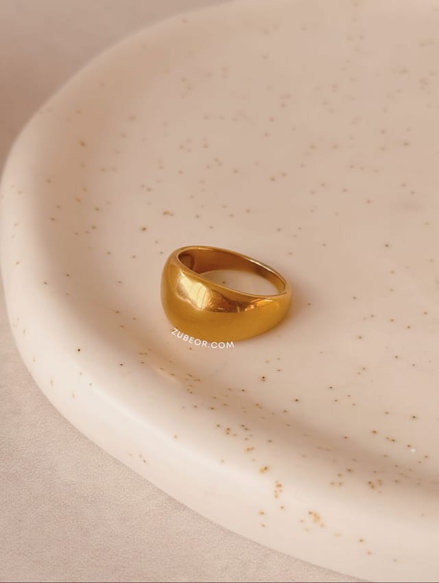 Anillo grueso liso