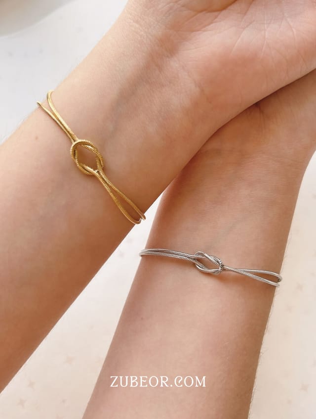 Pulsera lazo inquebrantable de acero