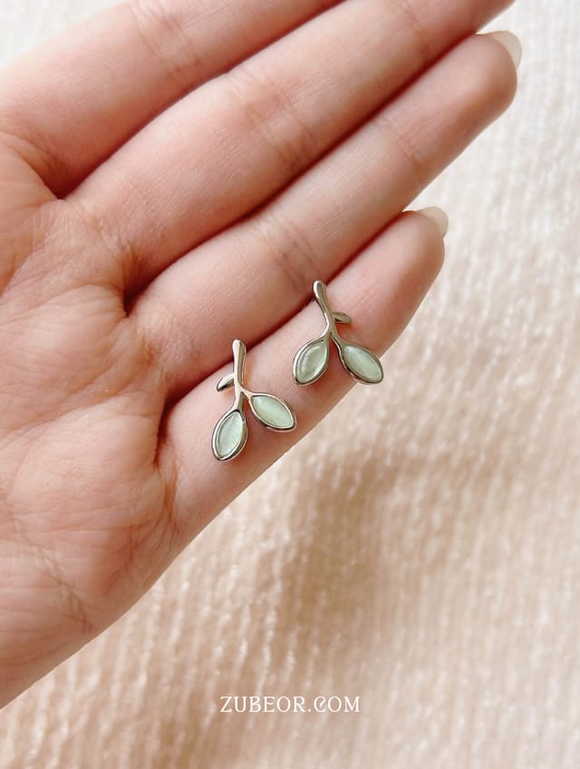 Aretes eucalipto